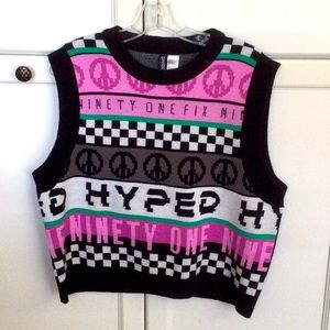Divided by H&M Cropped Sweater Vest